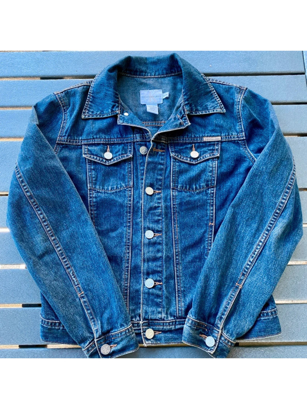 Calvin Klein Jeans Denim Trucker Jacket Women’s Small